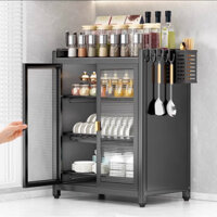 ✅FRESHIP🔥🎄 Kệ Úp Bát Dĩa Tủ Chén Tủ Đựng Chén Bát Có Nắp Đậy Sắt Sơn Tĩnh Điện Bền Đẹp🎄💥⭐️