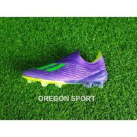 FRESIP HOT SẴN Giày bóng đá không dây đinh cao Adidas X18+ (Tím huyền bí ) 2021