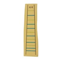 Fretboard Blue Green Scale Marker Inlay Sticker for 44 Size Violin Learning