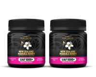 FREZZOR Manuka Honey UAF1000+ 2-Pack, Raw Manuka Honey New Zealand, Superfood Antioxidants, 1000x More Power, Skin Digestive Health, Immune Supplem...