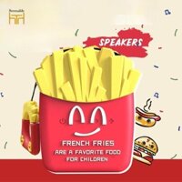 Fries Loa Để Bàn Loa Hoạt Hình Trang Trí, Loa Không Dây Di Động Stereo Thẻ TF Cho Đảng Văn Phòng Quà Tặng Sinh Nhật