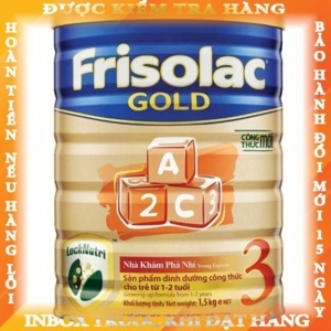 Sữa bột Friso 3 - hộp 1500g (dành cho trẻ từ 1 - 3 tuổi)