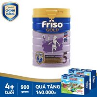 Friso Gold 5 Dành Cho Bé Từ 4 Tuổi Trở Lên 900g