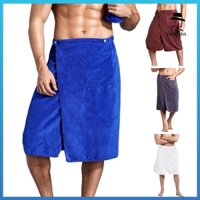 Frolada Nam Khăn Tắm Microfiber Có Túi Thấm Hút Ấm Các Bộ Phận Riêng Tư Bao Da Nút Đàn Hồi Mềm Mại Thoải Mái Du Lịch Tại Nhà Kỳ Nghỉ Khăn Tắm