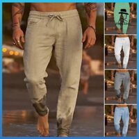 Frolada Nam Quần Dây Rút Thắt Lưng Co Giãn Có Túi Bên Màu Trơn Thường Ngày Đi Học Quần Thể Thao Du Lịch Mồ Hôi