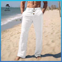 Frolada Quần Nam Thoáng Khí Màu Trơn Quần Nam Màu Trơn Quần Thường Phù Hợp Với Túi Gia Cố Vải Thoải Mái Thoáng Khí Hoàn Hảo Cho Du Lịch