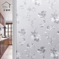 Frosted glass stickers window grilles window stickers trong suốt opaque phòng tắm toilet film self-adhesive phòng ngủ nhà bếp