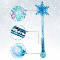 Frozen Anna Elsa Snowflake Wand LED Light Up Toy for Kids