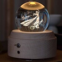 Frozen Elsa Crystal Ball Elsa Công Chúa Hộp Nhạc Hộp Nhạc Bé Gái Quà Tặng Sinh Nhật Cho Bé Gái Trẻ Em