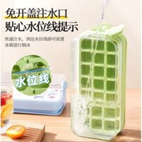 Frozen Ice Cube Khuôn Tủ Lạnh Tự Chế Silicon Làm Đá Dụng Cụ Tiện Dụng Bấm Khay Đá Làm Đá Hộp Hộ Gia Đình Cấp Thực Phẩm Hộp Bảo Quản