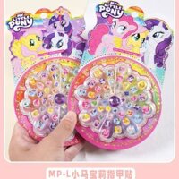 Frozen My Little Pony Trẻ Em Hoạt Hình Dán Móng Tay Phần Thưởng Hoạt Hình Giả Dán Móng Tay Bộ Dính Làm Móng Tay