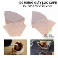 [FRSHP15K] 100 miếng giấy lọc cafe trà bột giấy nguyên chất - MUÔN PHƯƠNG SHOP