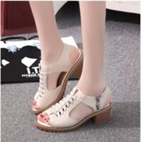 FS02K- Giày sandal kéo khóa