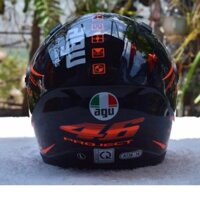 FS50K- Nón bảo hiểm fullface agu~ họa tiết tem 46 đỏ như máu (hàng chính hãng)