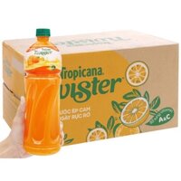 [fs70k] Thùng 12 chai nước cam ép twister tropicana 1 lít