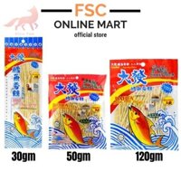 [FSC] Snack cá Dahfa (Phi lê) 30/50/120gm Cá tuyết lông to cắt nhỏ thơm