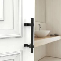 Fsfo _ Black Carbon Steel Country Barn Tay cầm kéo cửa trượt Phần cứng cổ điển cũ