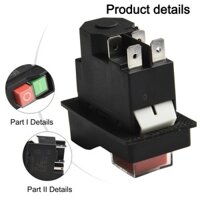 Fsfo _ kjd17 / 120V 5Pin kjd17 120V Công tắc nút nhấn 1 / 2HP 16A Công tắc điện từ