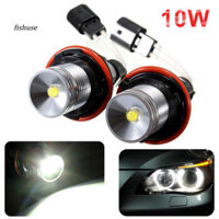 Fsh 2 Chiếc 10W Đôi Mắt Thiên Thần Trắng Hào Quang Bóng Đèn LED Cho Xe BMW E39 E53 E60 E63 E64 E65