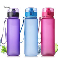 Fsh 400ml / 560ml Frosted Di Động Chống Rò Rỉ Du Lịch Ngoài Trời Thể Thao Cốc Nước