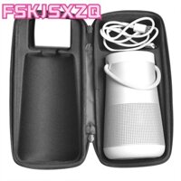 FSKJSXZQ Mang theo, Túi đựng loa Bluetooth không dây chống nước di động, có dây đeo vai Phụ kiện EVA Túi lưu trữ cho BOSE Soundlink Revolve + Du lịch