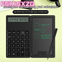 FSKJSXZQ Máy tính khoa học, Máy tính toán Notepad LCD Máy tính toán, Máy tính kế toán 12 chữ số đa chức năng có thể gập lại chất lượng cao Học sinh