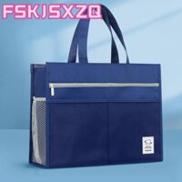 FSKJSXZQ Túi đựng tranh, Túi sách cầm tay dung tích lớn dày, Túi đựng hồ sơ 8k có khóa kéo đa chức năng A3 Đồ dùng văn phòng trường học