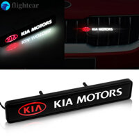 Ft 1 Chiếc Kiểu Dáng Xe Ô Tô Phía Trước Hood Lưới Tản Nhiệt Biểu Tượng Huy Hiệu Dán Nhãn LED Chống Nước Đèn Trang Trí Cho KIA K2 K3 K5 Sorento Sportage R Rio Soul cap Kiểu Dáng Xe Phụ Kiện Tự Động