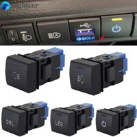 (Ft) Đèn Nguồn Phía Trước Phía Sau Đèn Sương Mù Tắt Nguồn LED DRL Nút Công Tắc Có Dây Cho Xe Toyota Camry Corolla 2018 Rav4 2019 2020