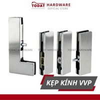 [FT10/ FT20/ FT30/ FT40/ FL 50] Kẹp kính cường lực Bản lề sàn VVP Chính hãng