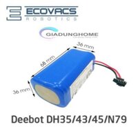 [ftech] -  Pin Ecovacs Deebot DH35 DH43 DH45 N79  Chính Hãng Giá Siêu Rẻ . . sẵn