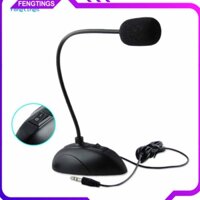 Fts Đế Có Dây Micro Để Bàn Điện Thoại Di Động Karaoke Chơi Game Cuộc Họp Mic Cho PC