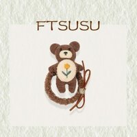 [Ftsusu] Giảm Đầy Đủ Hoạt Động Trang Sức Thời Trang Dễ Thương Thu Đông Sang Trọng Gấu Dây Cao Su Cô Gái Dây Buộc Bóng Đầu Hoạt Hình Dây Tóc