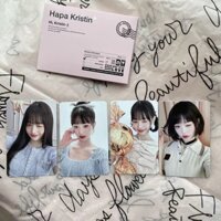Fu ive Zhang Yuanying Photocard hapa kristin5.0 Thẻ chứng thực Mỹ phẩm Thẻ học sinh Tóc ngắn Tròn Mặc định Phiên bản chính hãng hơi phồng