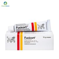 FUCICORT (Cream 15G B/1) Điều trị viêm da nhiễm khuẩn