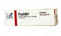 Fucidin Cream LEO (Acid fusidic 2%) điều trị nhiễm khuẩn da, viêm nang lông, chốc lở, mụn bọc, mụn viêm (15g)
