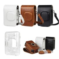 Fujifilm Instax Mini Liplay Túi Case Máy Ảnh Da Pu Retro