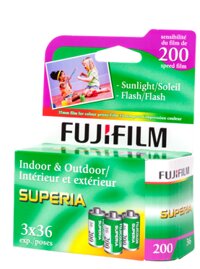Fujifilm Superia CA 200 36 Exposure  Film 3pk