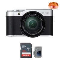 Fujifilm X-A10 + Kit 16-50mm - Likenew 95% (Kèm Kit Lens 16-50mm, Silver)