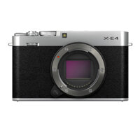 FUJIFILM X-E4 Mirrorless Camera Body Silver