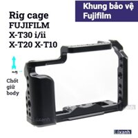 Fujifilm X-T30 X-T30ii X-T20 X-T10 | Khung bảo vệ rig cage handcase bracket Fujifilm xt10 xt20 xt30 xt30ii