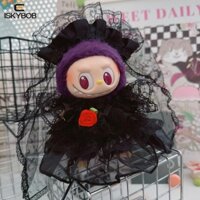 Fujiou 1 Bộ 17cm Quần Áo Búp Bê Labubububu, Váy Sợi Phụ Kiện Đồ Chơi Búp Bê Labubububu Váy Cưới Quần Áo, Thời Trang Hoa Hồng Mini Cotton Quần Áo Búp Bê Trẻ Em Quà Tặng