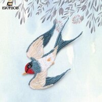 Fujiou 5 Miếng Dán Quần Áo, Sắt Trên Dính Nuốt Miếng Dán, Trang Phục Thêu DIY Quần Áo Miếng Dán Kẹp Tóc