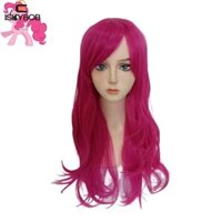 Fujiou Tóc Xoăn gợn sóng dài, Rarity Anime Little Pony Cosplay Tóc Giả, Sân Khấu Hiển Thị Lông Tơ Tự Nhiên Halloween Màu Tóc Giả Nhập Vai
