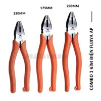 [FUJIYA CHÍNH HÃNG] COMBO Bộ 3 gồm Kìm điện Fujiya AP 3 size 150mm, 175mm, 200mm