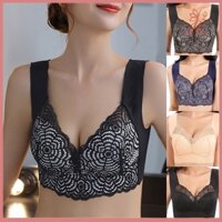 Fulaide Liền Mạch Miếng Lót Dây Miễn Phí Làm Đẹp Lưng Nữ Áo Ngực Ren Gợi Cảm Lưới Rộng Dây Đeo Vai Áo Ngực