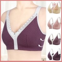 Fulaide Nữ Áo Ngực Thể Thao Phía Trước Dây Kéo Đóng Cửa Chống Sốc Đẩy Lên Mềm Mại Thoáng Khí Chống Nỉ Loại Áo Vest Có Thể Điều Chỉnh Dây Đeo Vai Rộng Nữ Chạy Bộ Áo Ngực Yoga