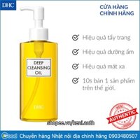 [Full 200ml] Dầu tẩy trang DHC Olive Deep Cleansing Oil Nhật Bản