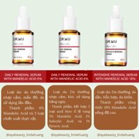 [Full 30ML+18%] Serum  DR.WU INTENSIVE RENEWAL SERUM WITH MANDELIC ACID 18% 30ML