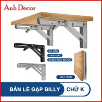 Full Bộ Bàn Gấp Gọn Treo Tường, Bàn Làm Việc Thông Minh, Bản Lề Gập, Bàn Treo Kệ Đa Năng